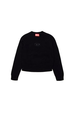 black wool jumper DIESEL KIDS | J02084KYAYXK900